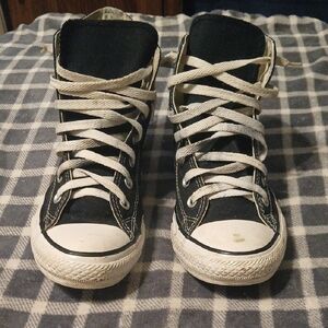 Converse Black & White High-Top All Star Sneakers